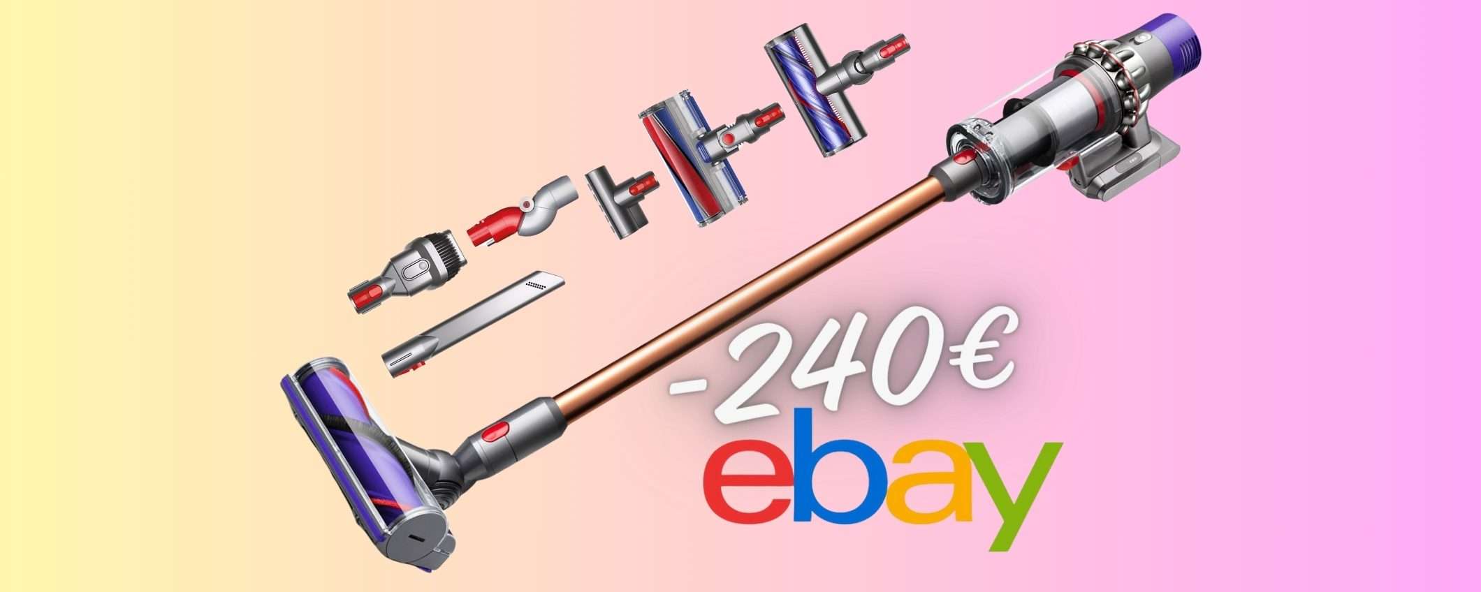 Dyson Cyclone V10 Absolute a 240€ in MENO su eBay: PREZZACCIO Dyson Cyclone V10 Absolute a 240€ in MENO su eBay: PREZZACCIO
