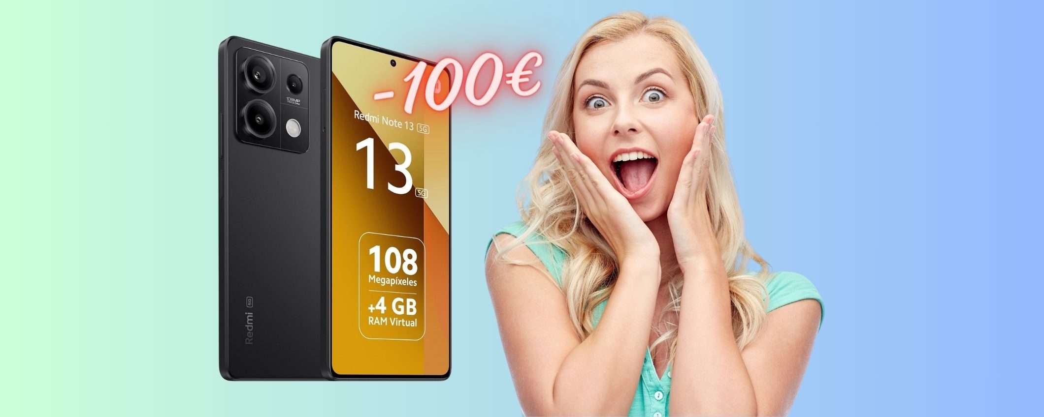 eBay TAGLIA il PREZZO di OLTRE 100€ per Redmi Note 13 5G da 256GB eBay TAGLIA il PREZZO di OLTRE 100€ per Redmi Note 13 5G da 256GB