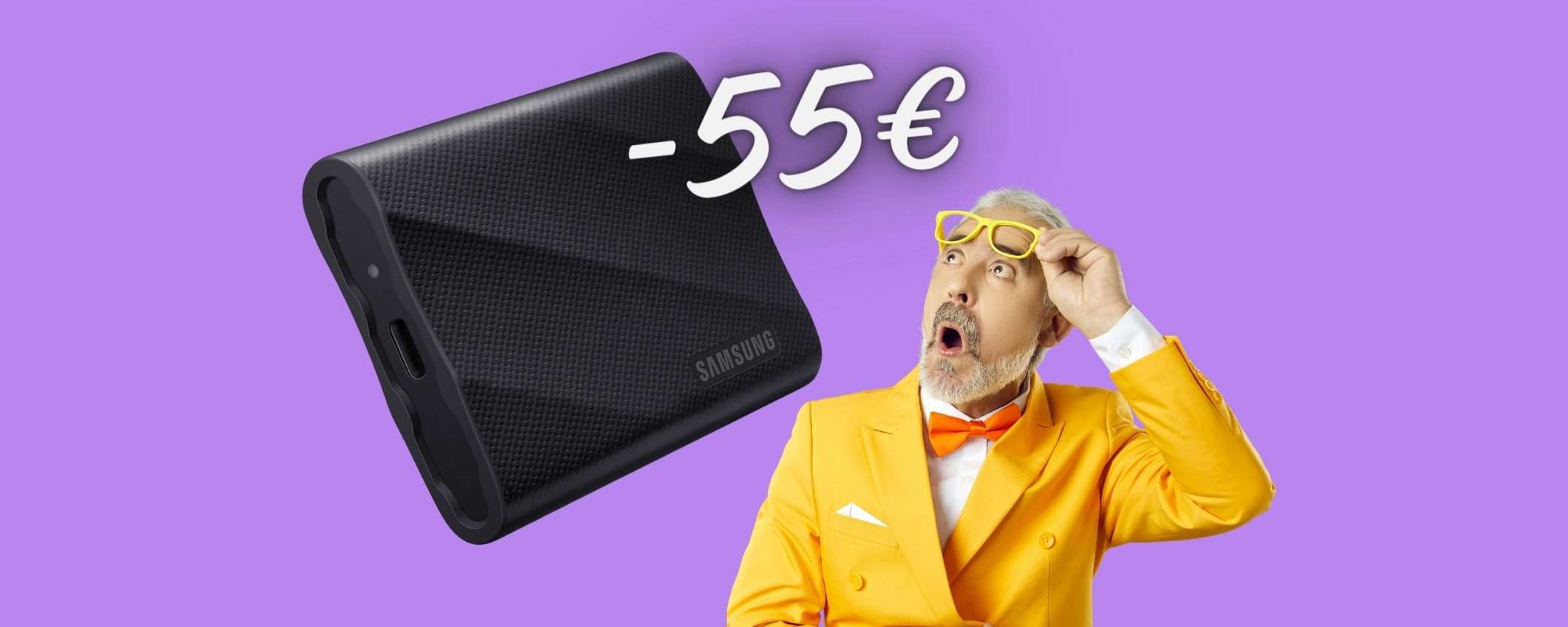 L'EPICO SSD portatile Samsung T9 da 1TB in SCONTO di 55€ su eBay L'EPICO SSD portatile Samsung T9 da 1TB in SCONTO di 55€ su eBay