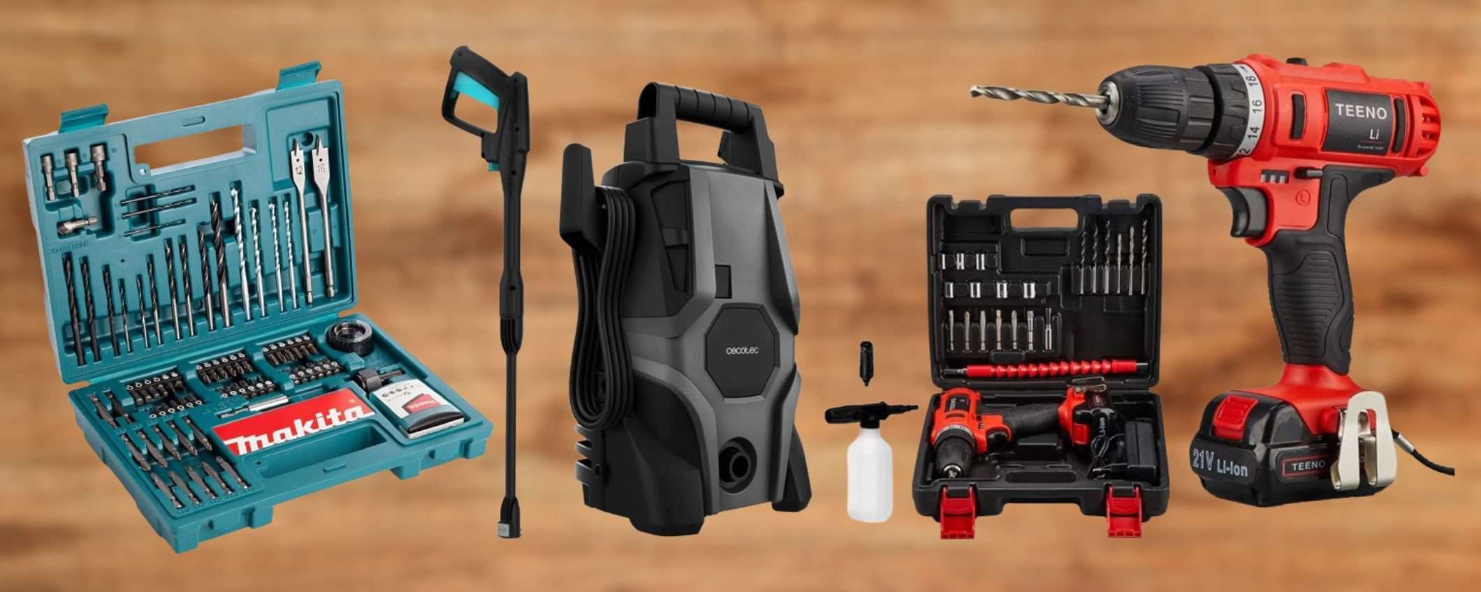 Amazon SBRICIOLA il volantino Parkside: tutto per il fai da te da 10€ a 60€
