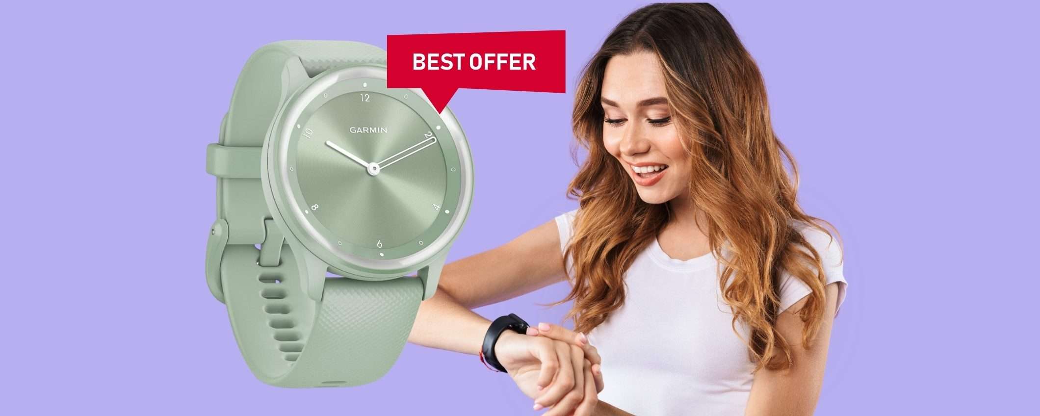 Garmin vívomove Sport a 35€ al mese per 5 mesi SENZA INTERESSI Garmin vívomove Sport a 35€ al mese per 5 mesi SENZA INTERESSI