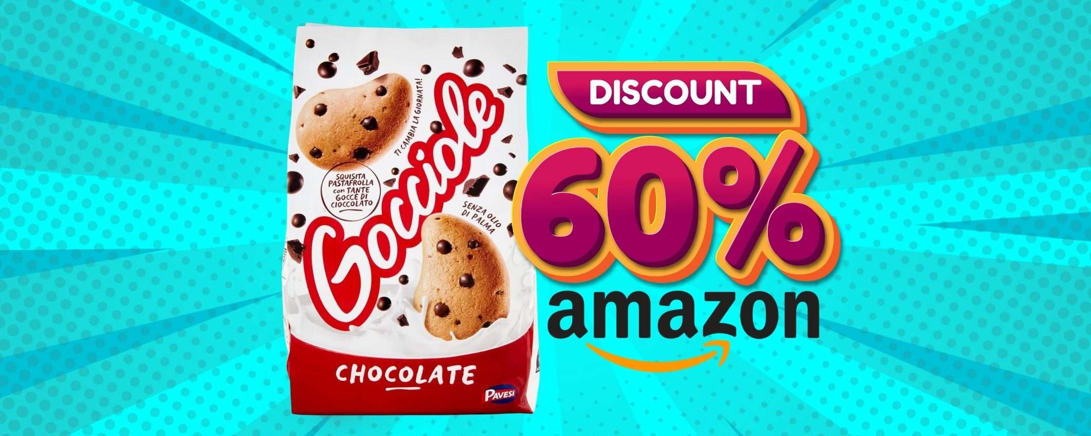 Gocciole Pavesi da 500g in SCONTO PAZZO al 60%, da prendere subito Gocciole Pavesi da 500g in SCONTO PAZZO al 60%, da prendere subito