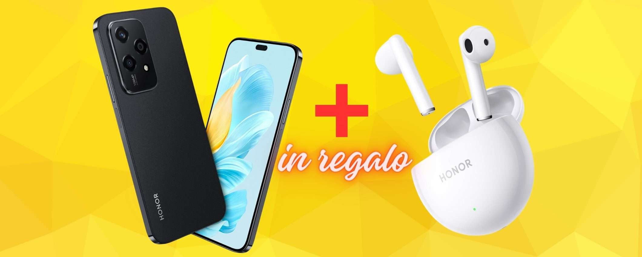 Honor 200 Lite 5G da 256GB + auricolari Earbuds X5 a PREZZO ASSURDO Honor 200 Lite 5G da 256GB + auricolari Earbuds X5 a PREZZO ASSURDO