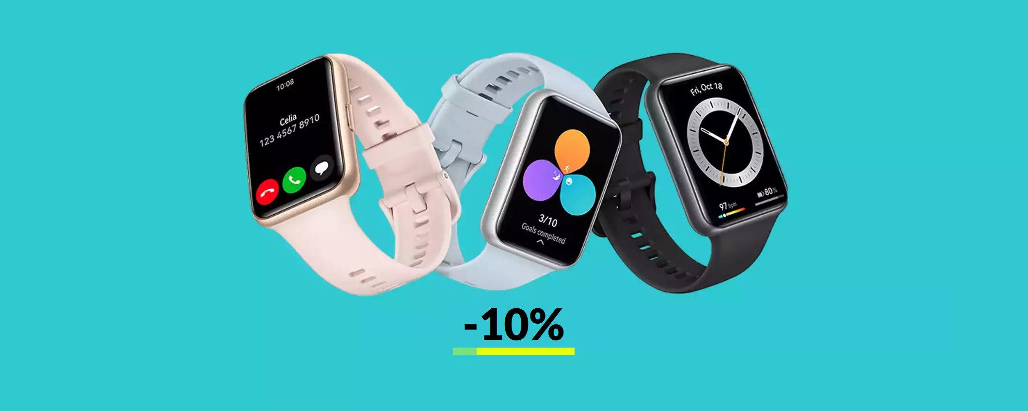 Huawei Watch Fit 2 oggi a soli 99€: puoi telefonare dal polso Huawei Watch Fit 2 oggi a soli 99€: puoi telefonare dal polso