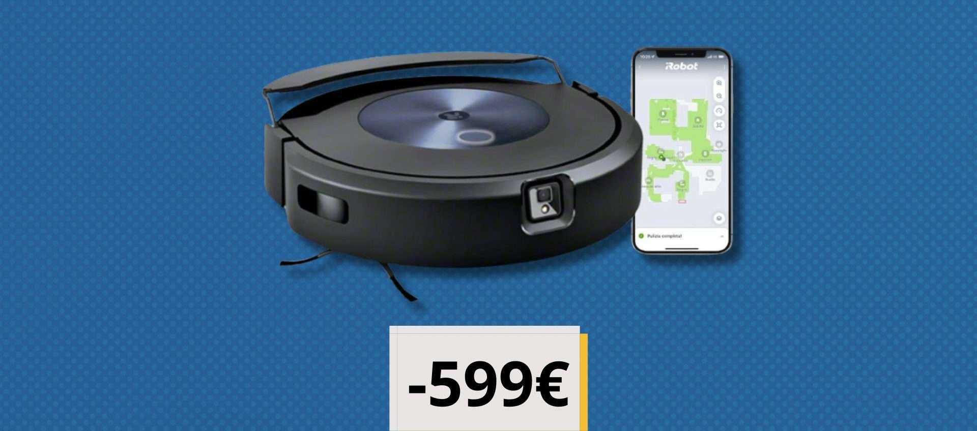 iRobot Roomba Combo J7+, maxi-sconto di 200€: pavimenti splendenti senza sforzo iRobot Roomba Combo J7+, maxi-sconto di 200€: pavimenti splendenti senza sforzo