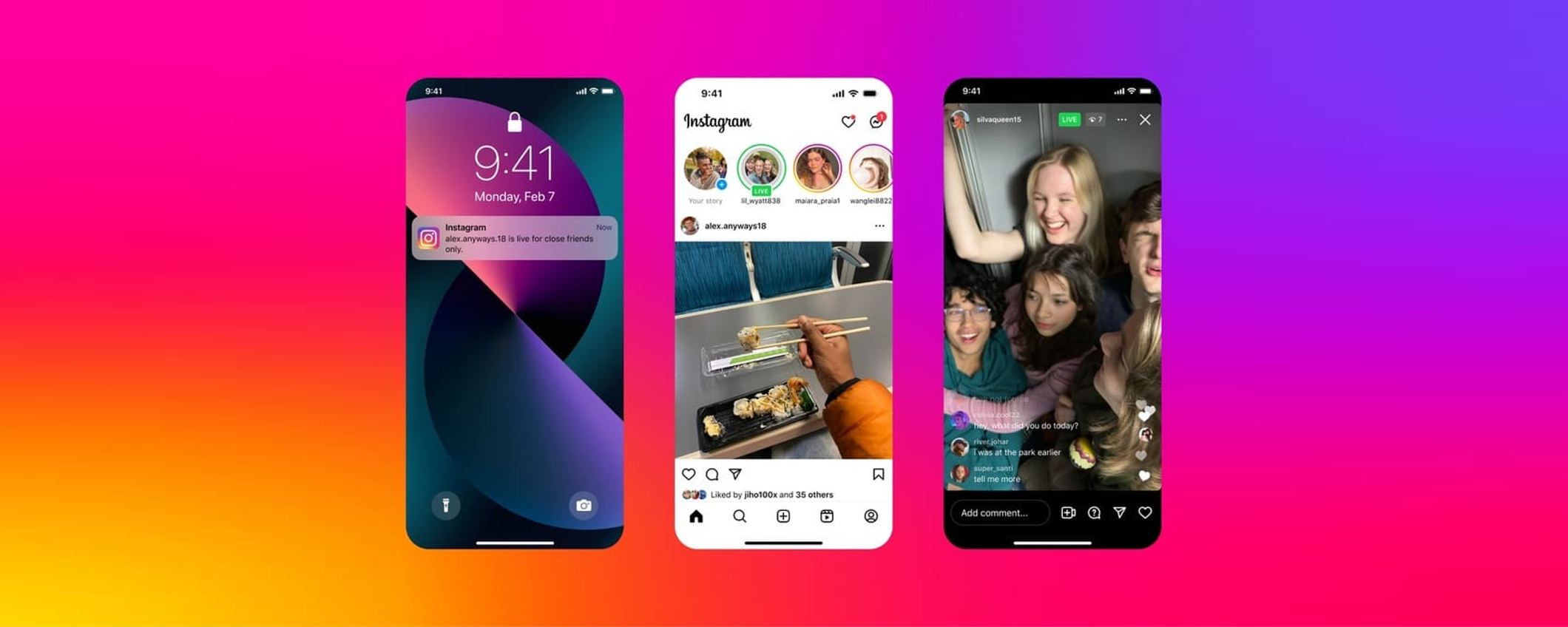 Instagram lancia le dirette PRIVATE, solo per gli amici più stretti Instagram lancia le dirette PRIVATE, solo per gli amici più stretti