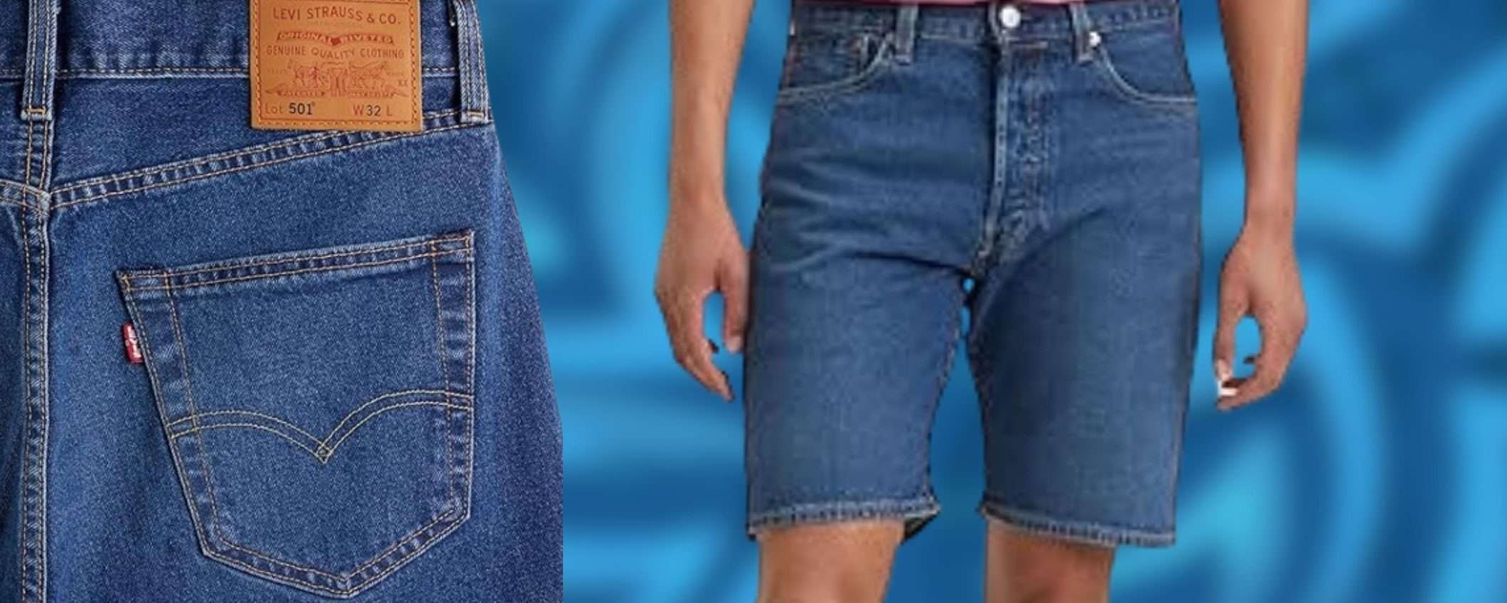 Levi's 501 a 38€ su Amazon: pantaloncini di jeans super PREMIUM, sconto 40% Levi's 501 a 38€ su Amazon: pantaloncini di jeans super PREMIUM, sconto 40%