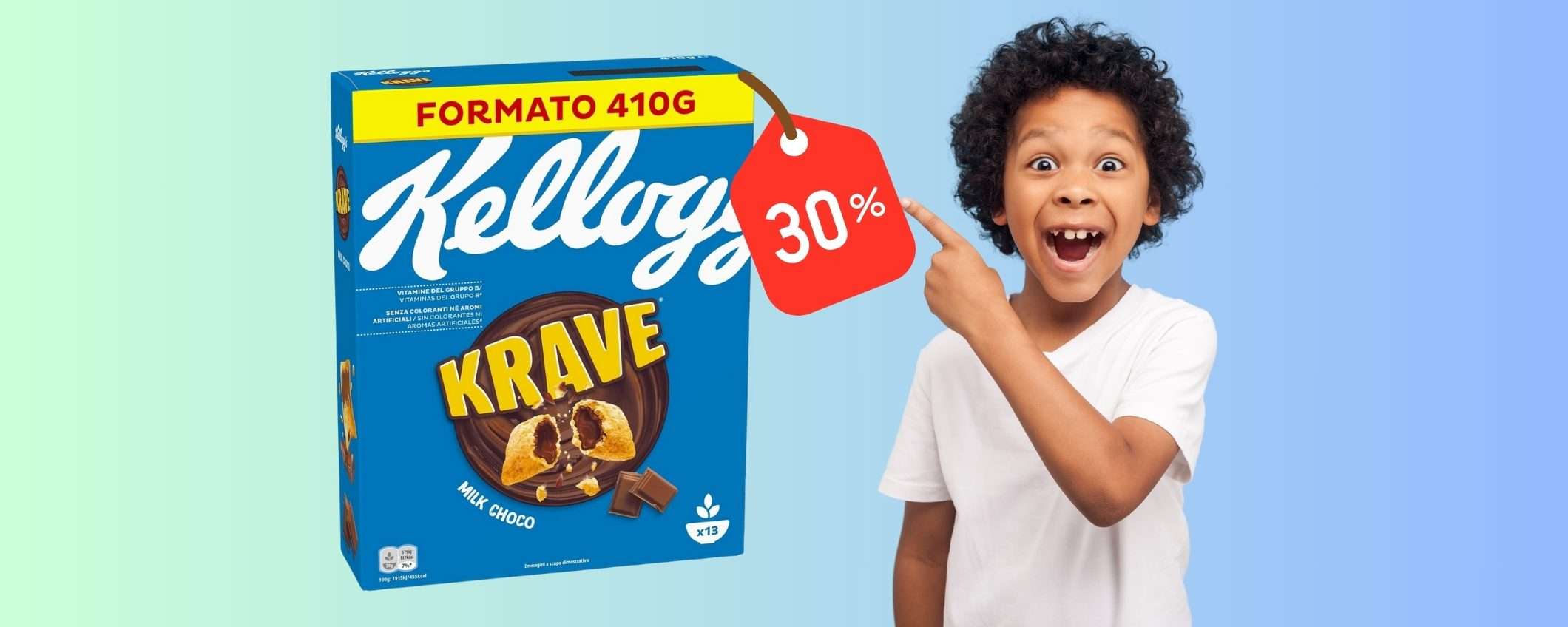 Kellogg's Choco Krave a PREZZO che SPACCA il Web su Amazon (2,79€)