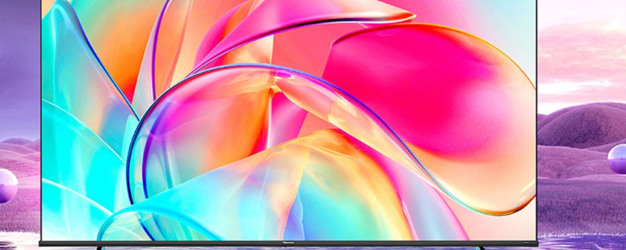 La STUPENDA smart TV Hisense QLED 4K da 50 La STUPENDA smart TV Hisense QLED 4K da 50