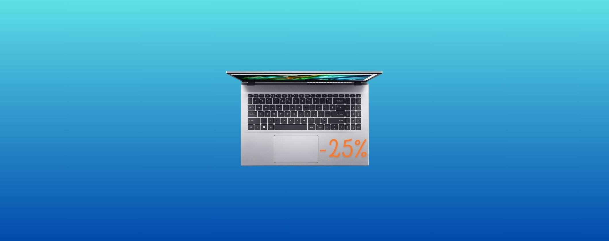 Laptop Acer Aspire 3 è tuo al 25% di SCONTO su Unieuro Laptop Acer Aspire 3 è tuo al 25% di SCONTO su Unieuro