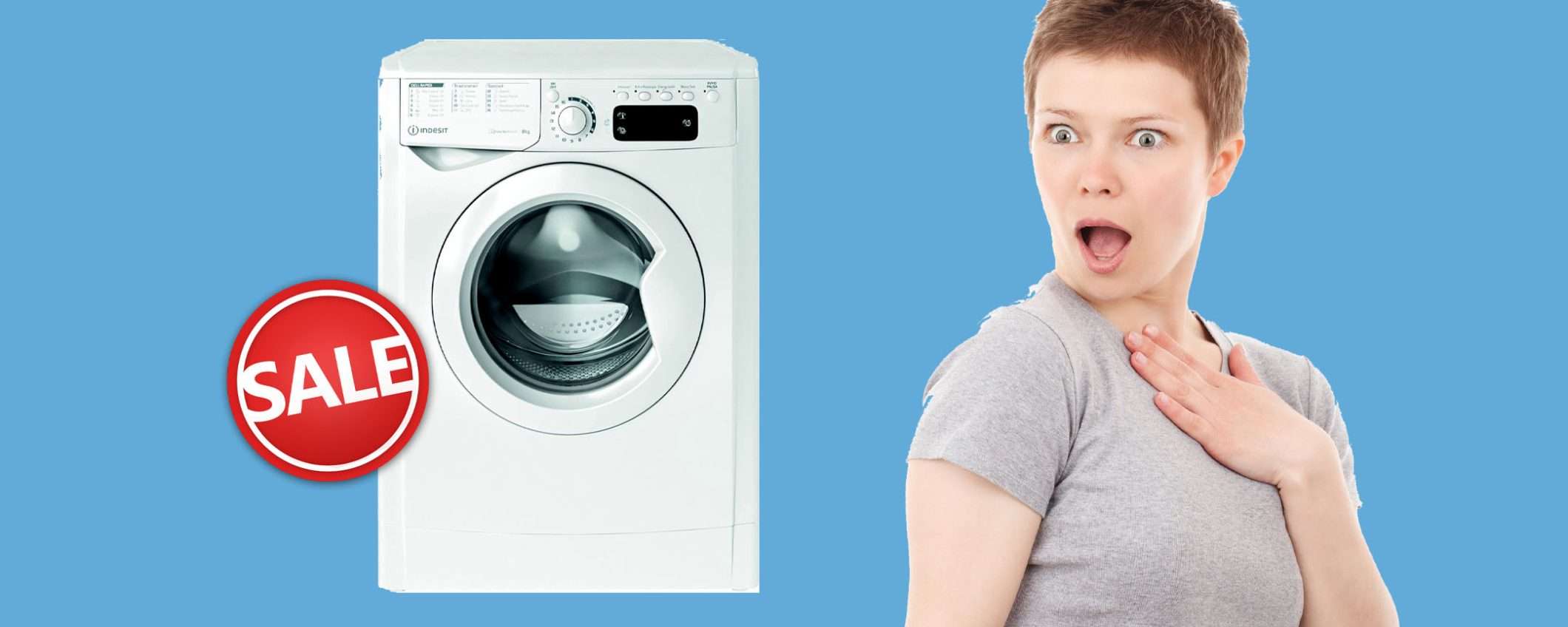 Lavatrice Indesit da 8 kg: sconto WOW del 34% (anche a rate!) Lavatrice Indesit da 8 kg: sconto WOW del 34% (anche a rate!)