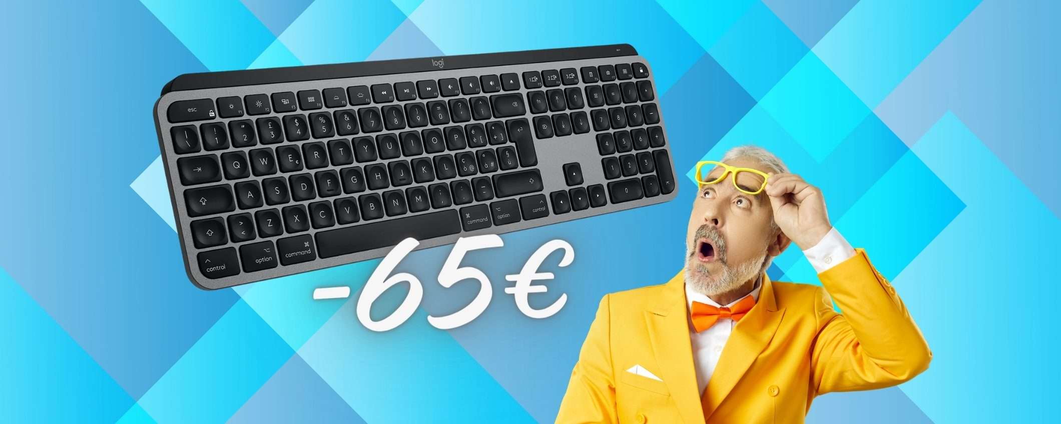 Logitech MX Keys for Mac: tastiera TOP a PREZZO ASSURDO su Amazon (-65€) Logitech MX Keys for Mac: tastiera TOP a PREZZO ASSURDO su Amazon (-65€)