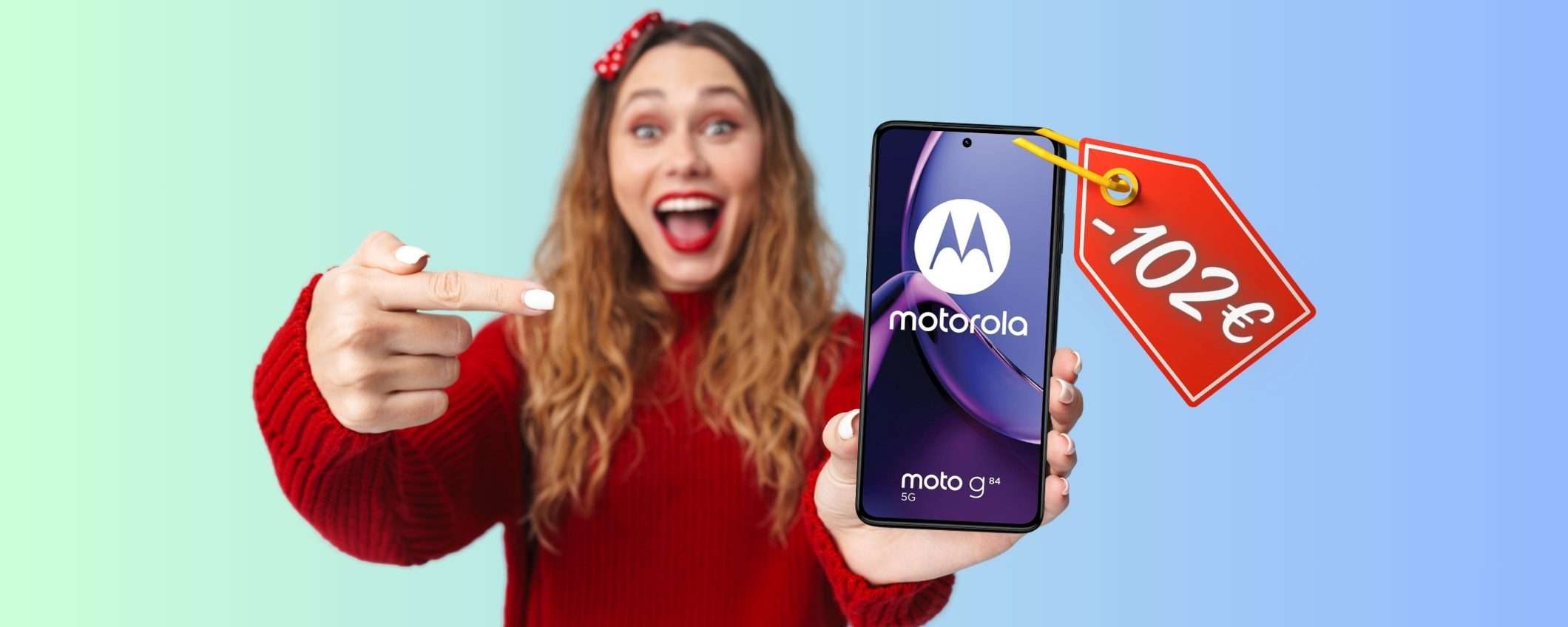 MAXI SCONTO di 102€ su eBay per il mitico Motorola Moto G84 5G MAXI SCONTO di 102€ su eBay per il mitico Motorola Moto G84 5G