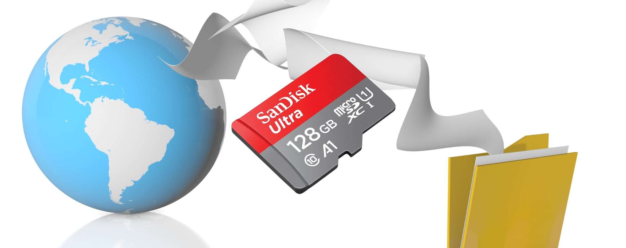 MicroSD 128GB SanDisk TOP QUALITY a soli 18€ MicroSD 128GB SanDisk TOP QUALITY a soli 18€