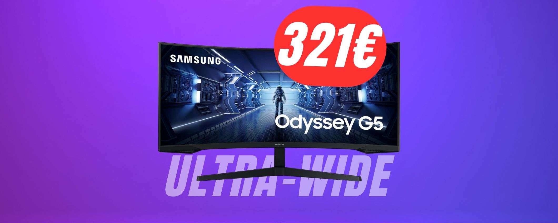 Il monitor ULTRA-WIDE di Samsung sfiora il MINIMO STORICO! Il monitor ULTRA-WIDE di Samsung sfiora il MINIMO STORICO!