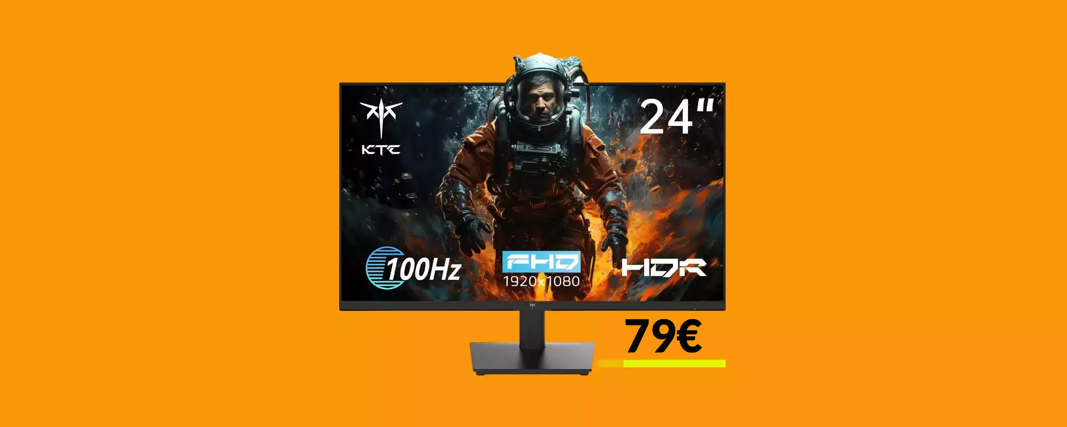 Monitor FullHD 24'' da 100Hz: è un sogno ad occhi aperti con 79€ Monitor FullHD 24'' da 100Hz: è un sogno ad occhi aperti con 79€