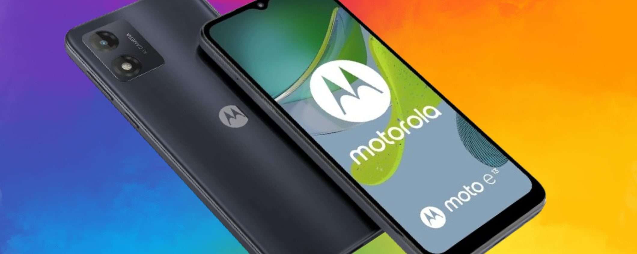 Motorola Moto e13 a 79,99€ è INCREDIBILE: RAM 8GB, storage 128GB e 5000 mAh Motorola Moto e13 a 79,99€ è INCREDIBILE: RAM 8GB, storage 128GB e 5000 mAh