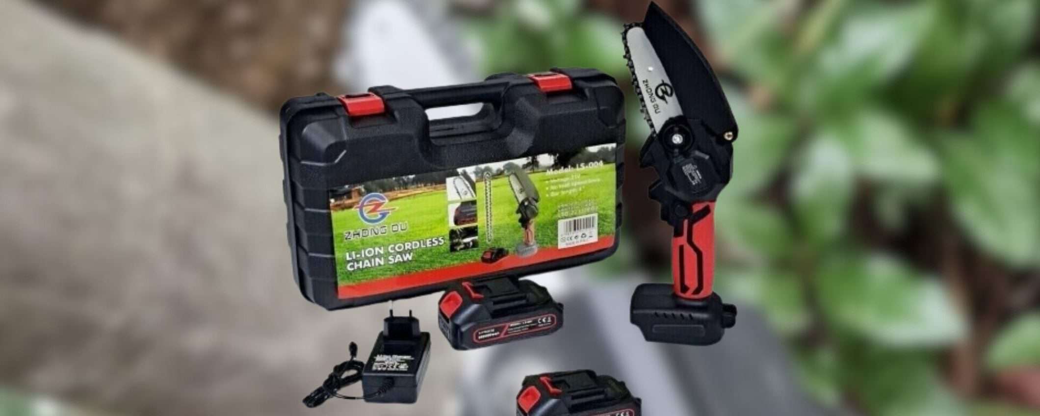 Motosega a 26,99€ su eBay, occasione SHOCK: 2 batterie e accessori