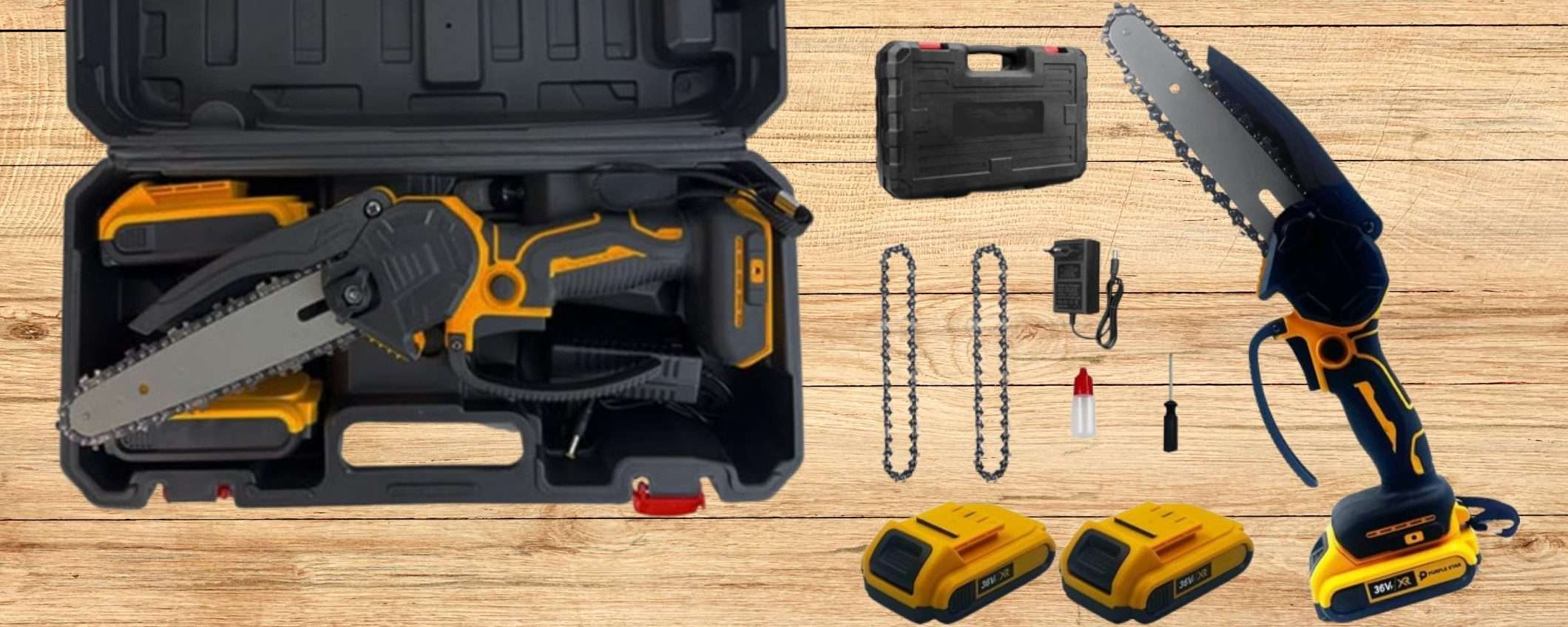 Amazon FUORITUTTO speciale fai da te: motosega, 2 batterie e accessori a 35€ Amazon FUORITUTTO speciale fai da te: motosega, 2 batterie e accessori a 35€