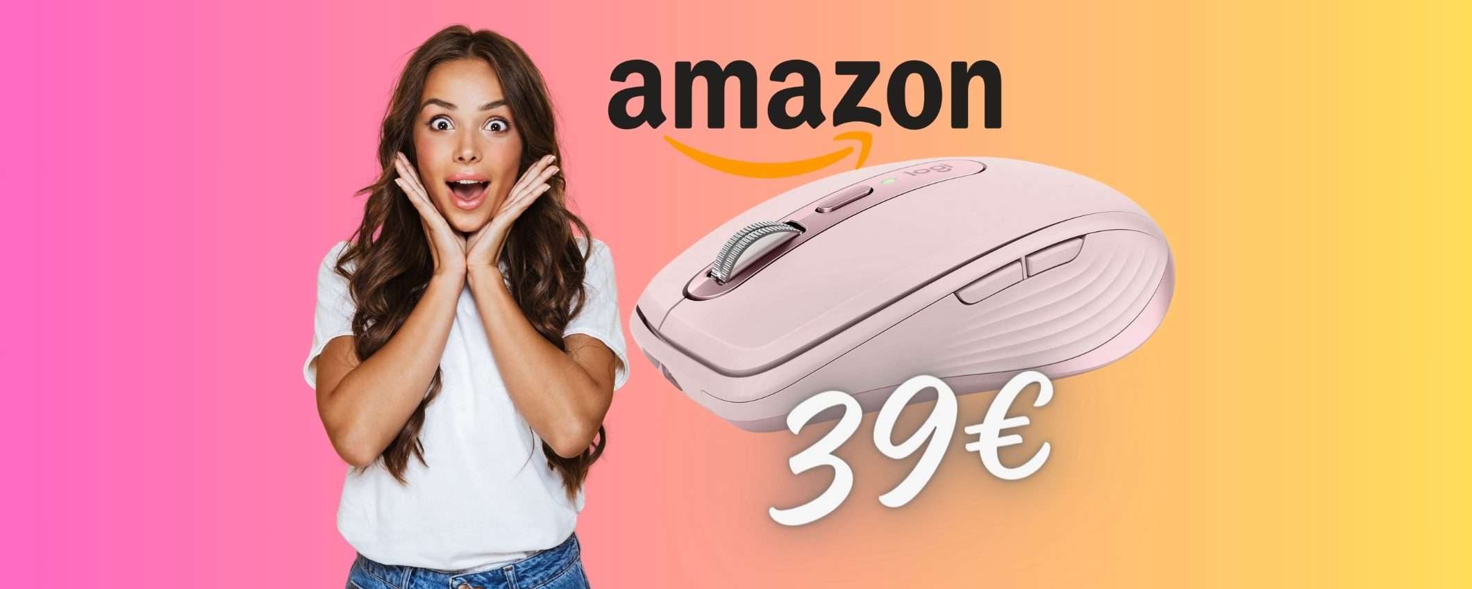 Il mouse wireless Logitech MX Anywhere 3 CROLLA su Amazon a 39€ Il mouse wireless Logitech MX Anywhere 3 CROLLA su Amazon a 39€
