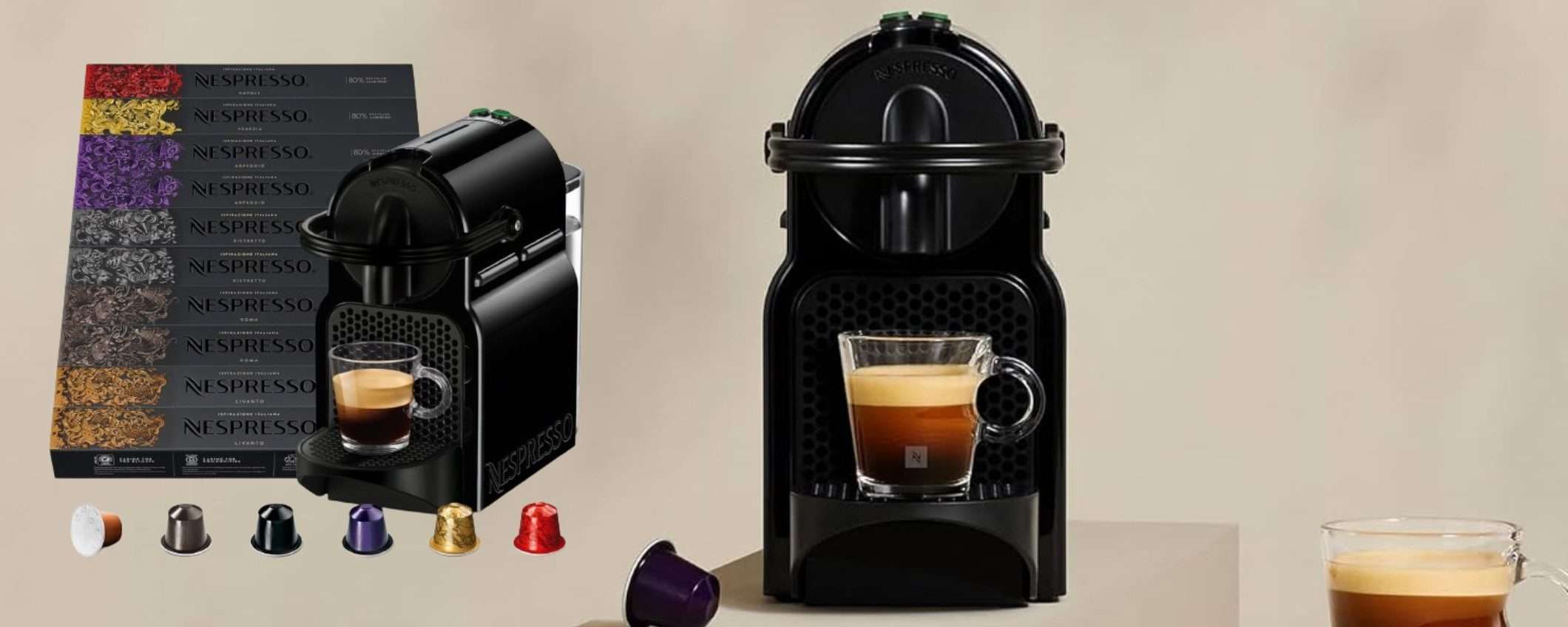 Nespresso Inissia con 100 capsule ORIGINALI in OMAGGIO a prezzo WOW (99€) Nespresso Inissia con 100 capsule ORIGINALI in OMAGGIO a prezzo WOW (99€)