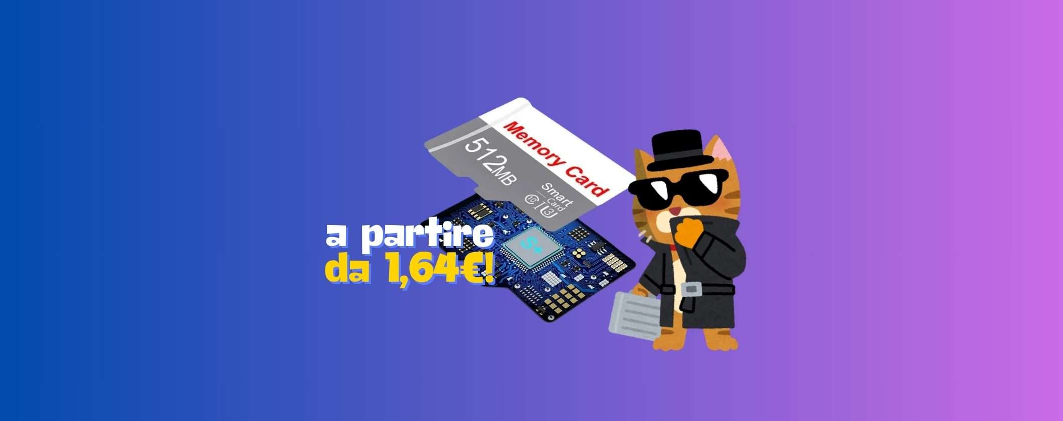 OFFERTA LANCIO MicroSD fino a 1GB da soli 1,64€ OFFERTA LANCIO MicroSD fino a 1GB da soli 1,64€