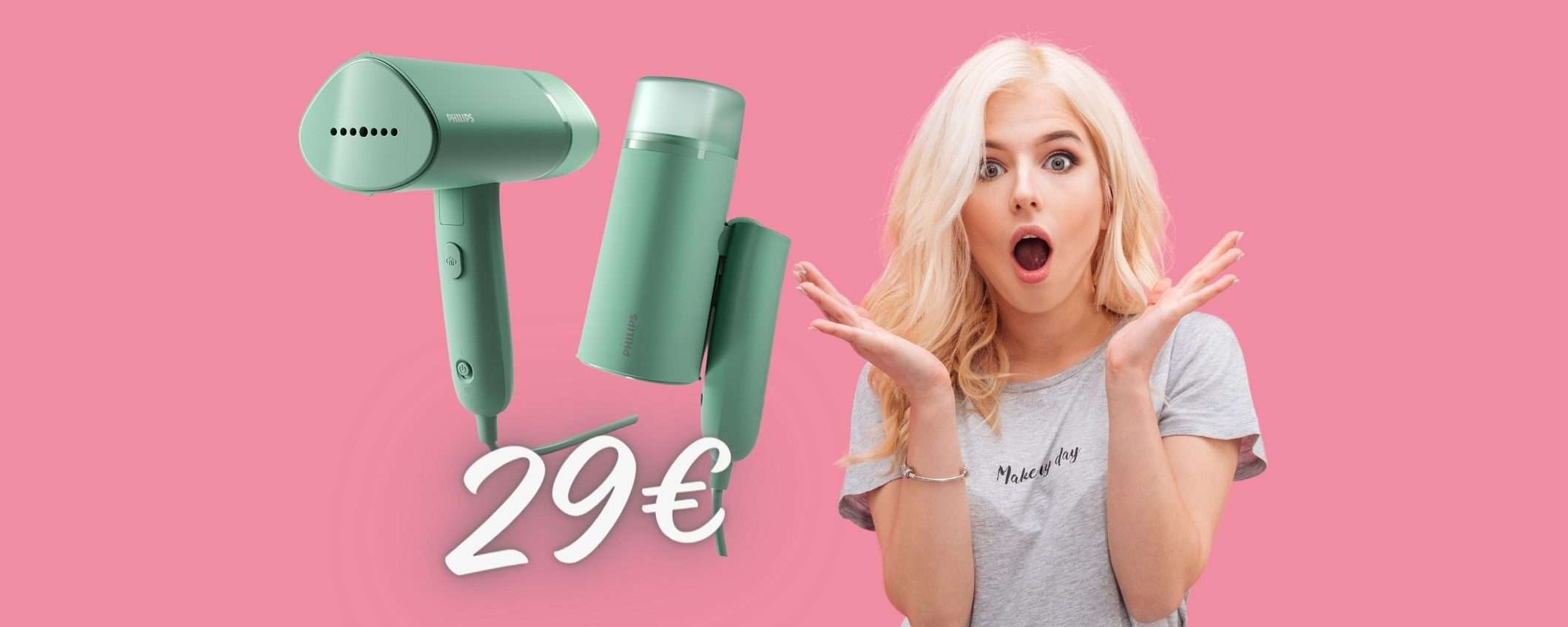 Philips 3000: stiratore verticale a vapore a una SCIOCCHEZZA su Amazon (29€) Philips 3000: stiratore verticale a vapore a una SCIOCCHEZZA su Amazon (29€)