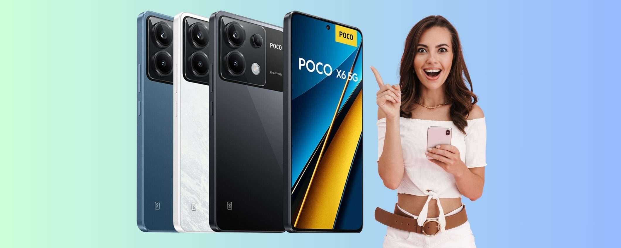 POCO X6 5G da 256 GB con SCONTO SEGRETO su eBay a SOLI 233€ POCO X6 5G da 256 GB con SCONTO SEGRETO su eBay a SOLI 233€