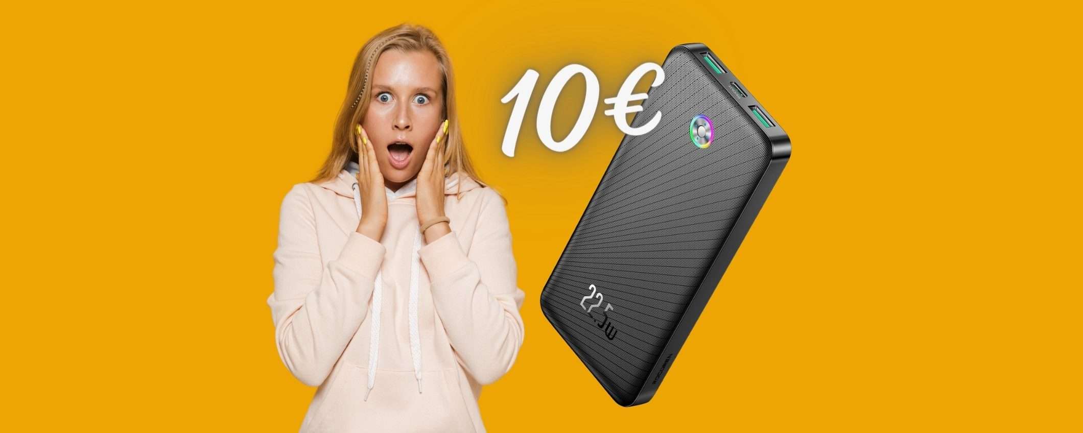 Power Bank ultra sottile e leggero con ricarica rapida tuo a 10€ Power Bank ultra sottile e leggero con ricarica rapida tuo a 10€