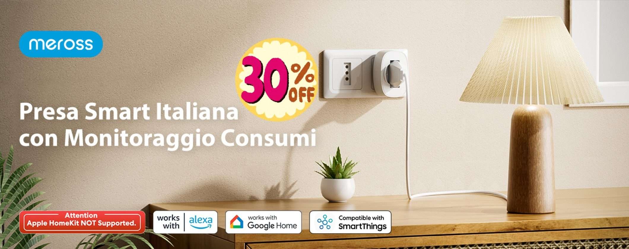 Presa Smart Italiana Meros: l'OFFERTA su Amazon è una BOMBA Presa Smart Italiana Meros: l'OFFERTA su Amazon è una BOMBA