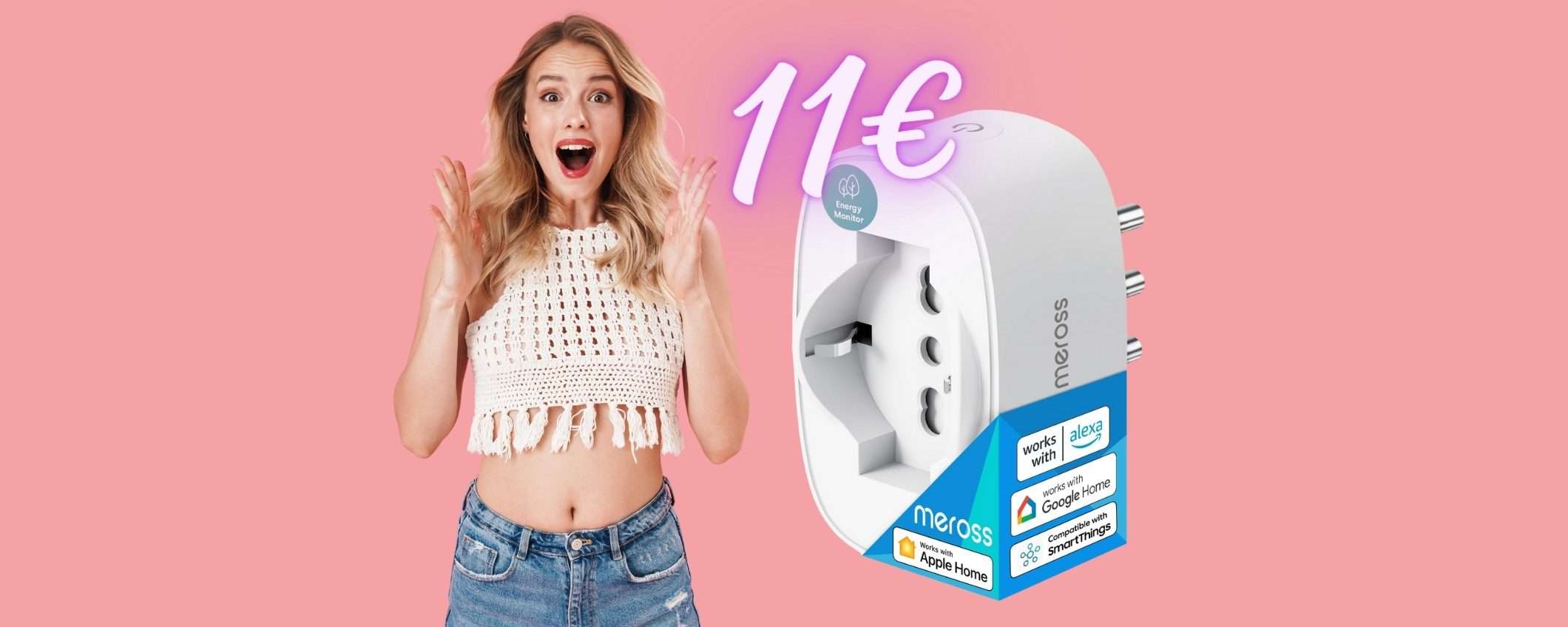 Presa WiFi Meross: COSTA POCO e rende tutto INTELLIGENTE, 11€ Amazon Presa WiFi Meross: COSTA POCO e rende tutto INTELLIGENTE, 11€ Amazon