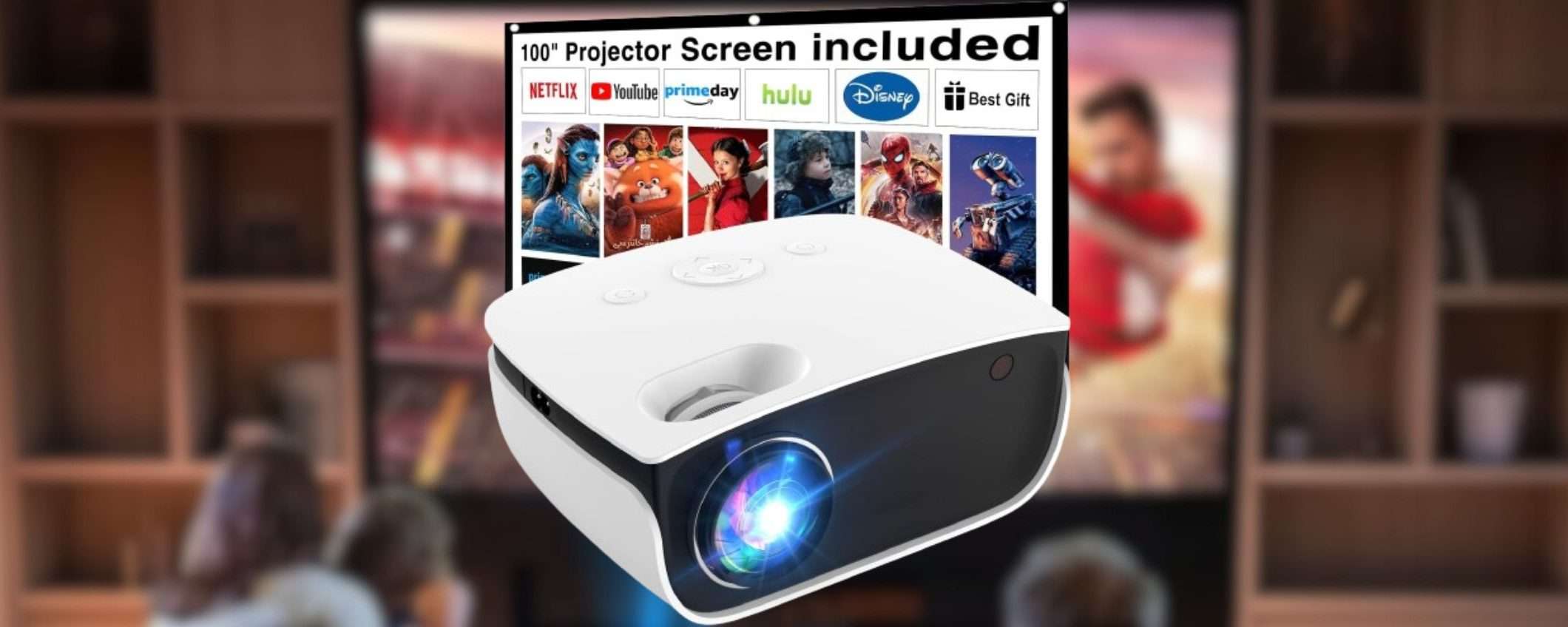 Europei su schermo GIGANTE: proiettore a prezzo SHOCK con telo OMAGGIO (45€) Europei su schermo GIGANTE: proiettore a prezzo SHOCK con telo OMAGGIO (45€)