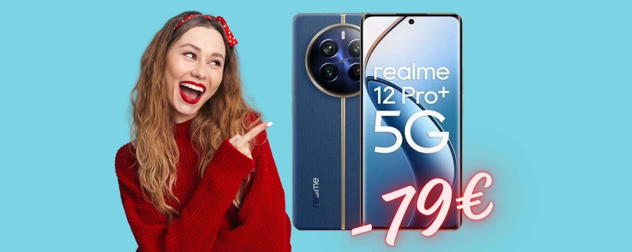 Realme 12 Pro+ 5G con 512GB di memoria a PREZZO WOW (eBay) Realme 12 Pro+ 5G con 512GB di memoria a PREZZO WOW (eBay)