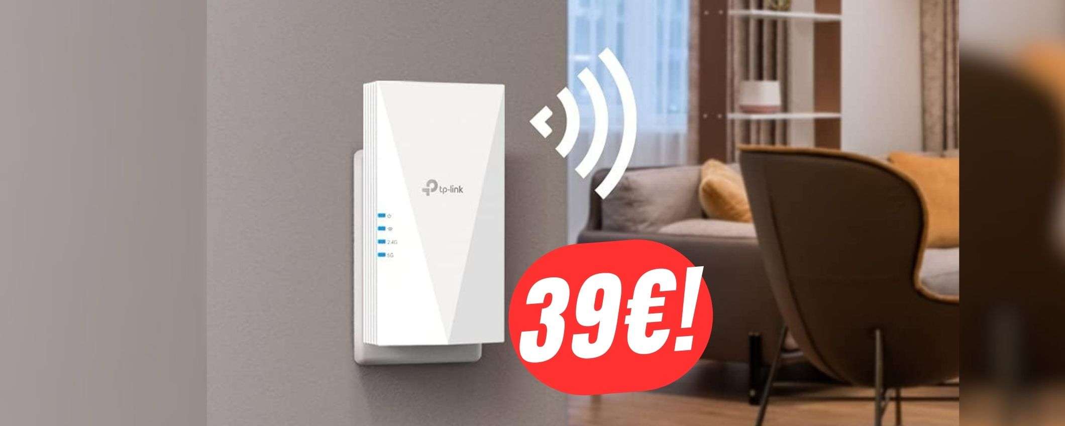 Addio ai problemi col WiFi grazie al RIPETITORE TP-Link (39€!) Addio ai problemi col WiFi grazie al RIPETITORE TP-Link (39€!)