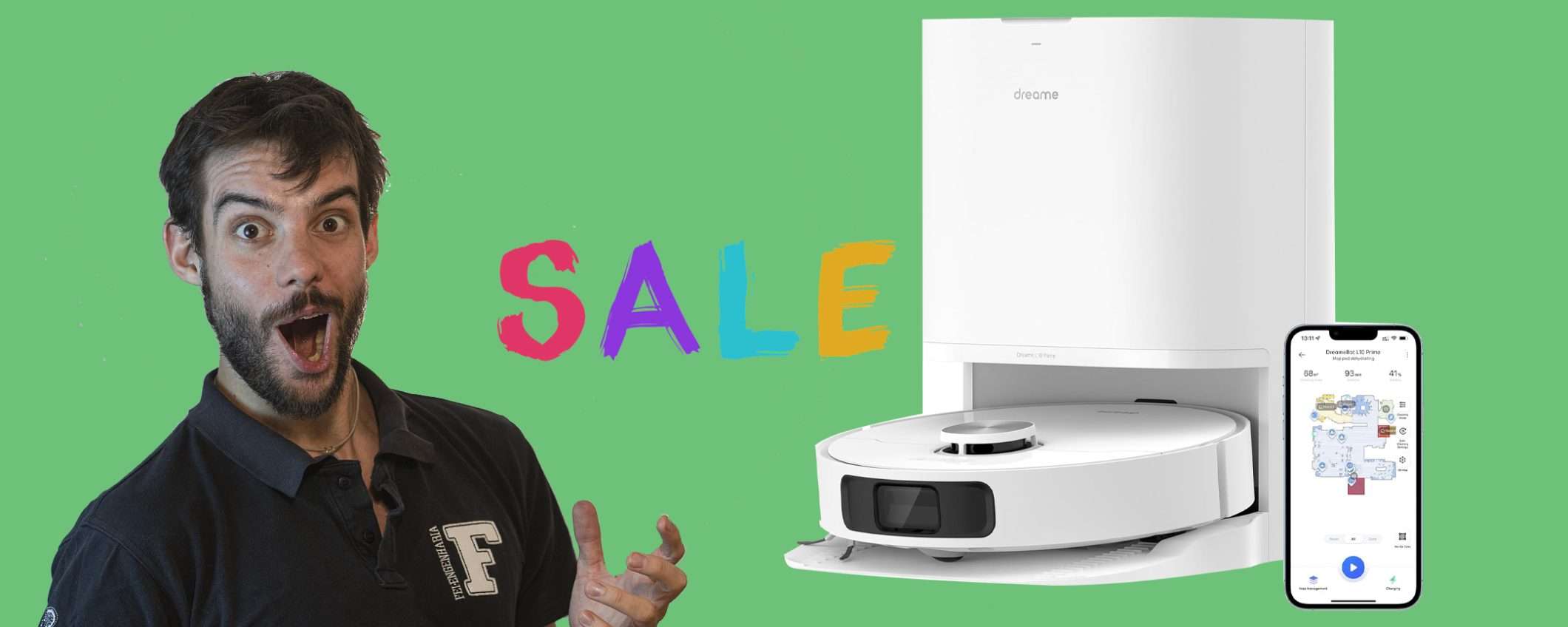 Robot aspira e lava dreame L10 Prime: offerta WOW a 399€ Robot aspira e lava dreame L10 Prime: offerta WOW a 399€