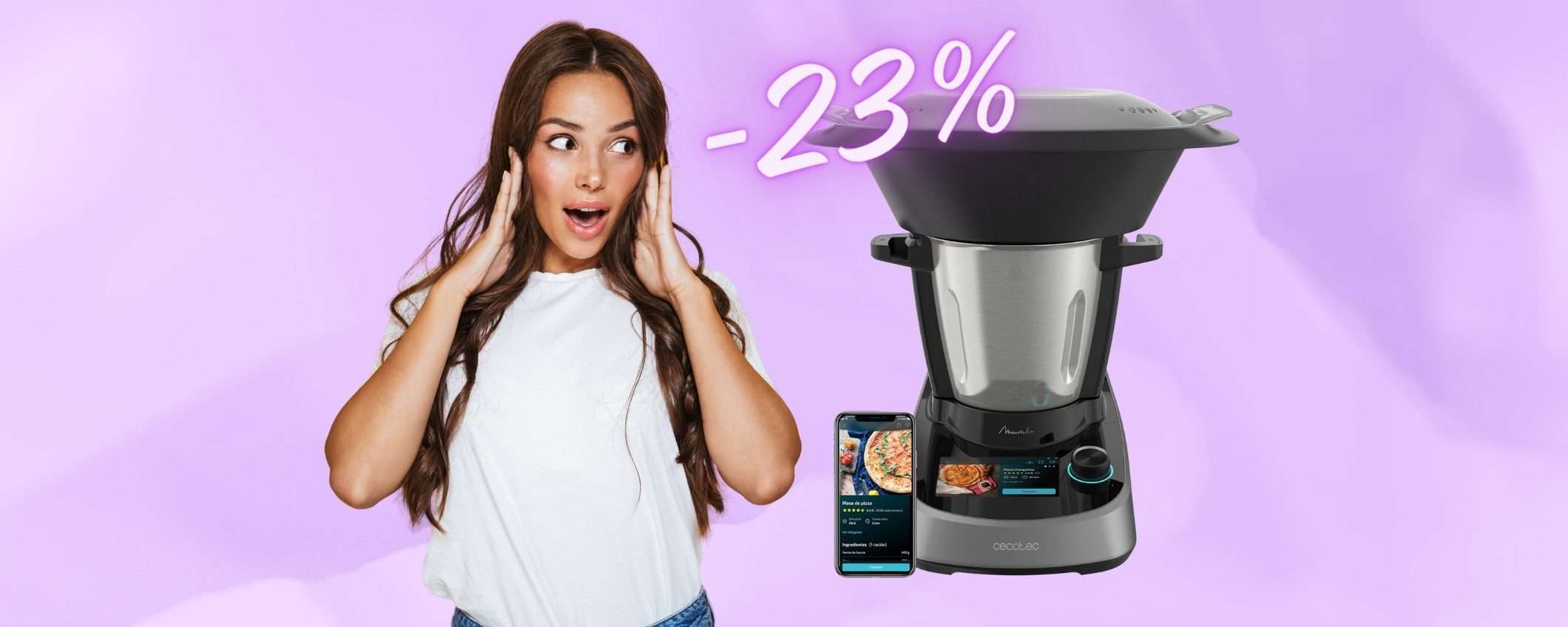 Robot da cucina multifunzione da 3,3 Litri: come il Bimby ma costa MENO Robot da cucina multifunzione da 3,3 Litri: come il Bimby ma costa MENO
