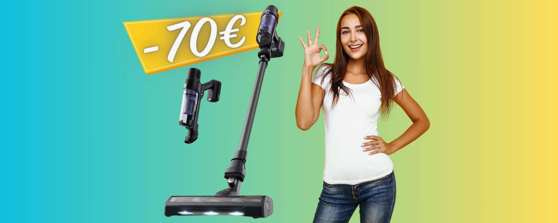 Rowenta X-PERT: aspirapolvere senza fili TOP in OFFERTA a 70€ in MENO Rowenta X-PERT: aspirapolvere senza fili TOP in OFFERTA a 70€ in MENO