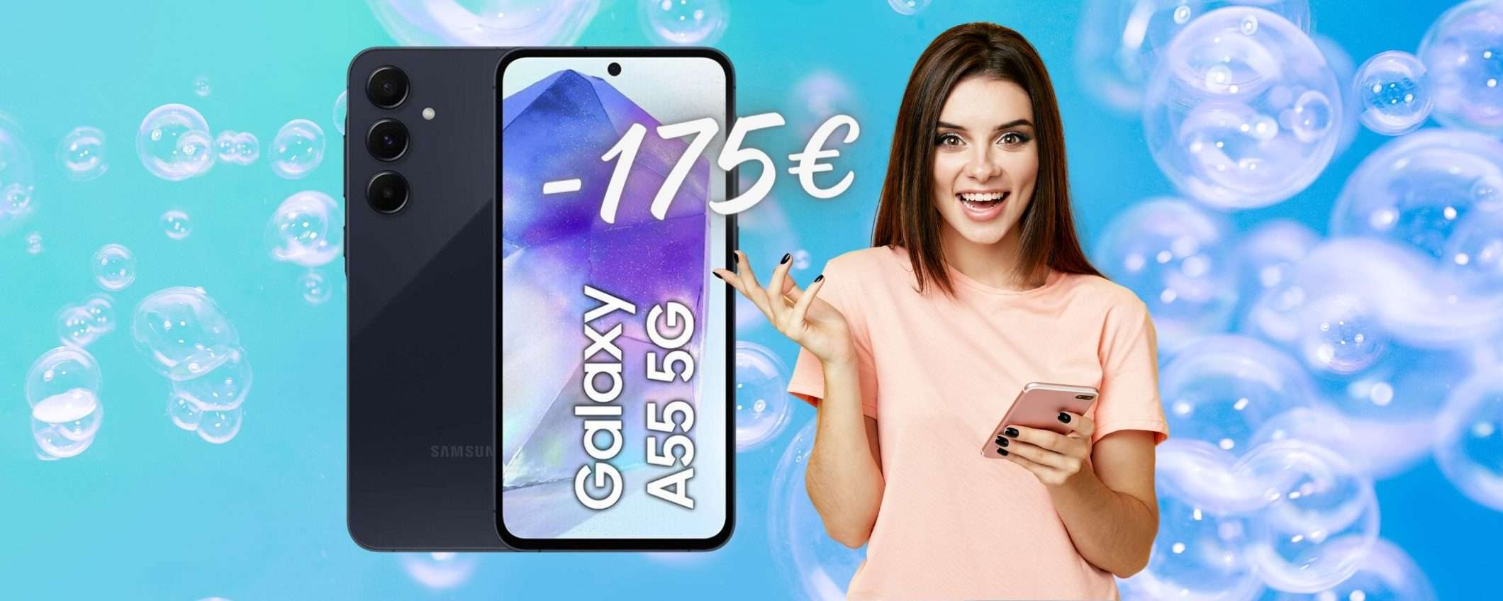Samsung Galaxy A55 5G da 256GB a un SUPER PREZZO solo su eBay Samsung Galaxy A55 5G da 256GB a un SUPER PREZZO solo su eBay