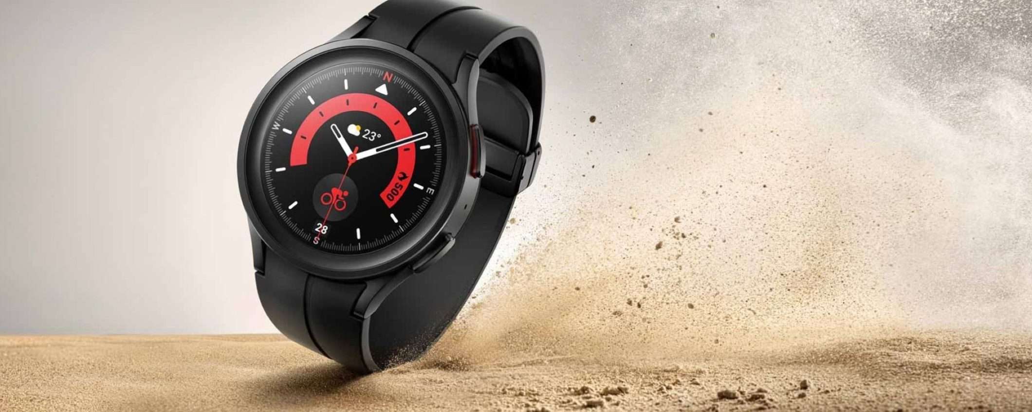 Samsung Galaxy Watch 5 Pro 45 mm: risparmia 230 euro da MediaWorld Samsung Galaxy Watch 5 Pro 45 mm: risparmia 230 euro da MediaWorld