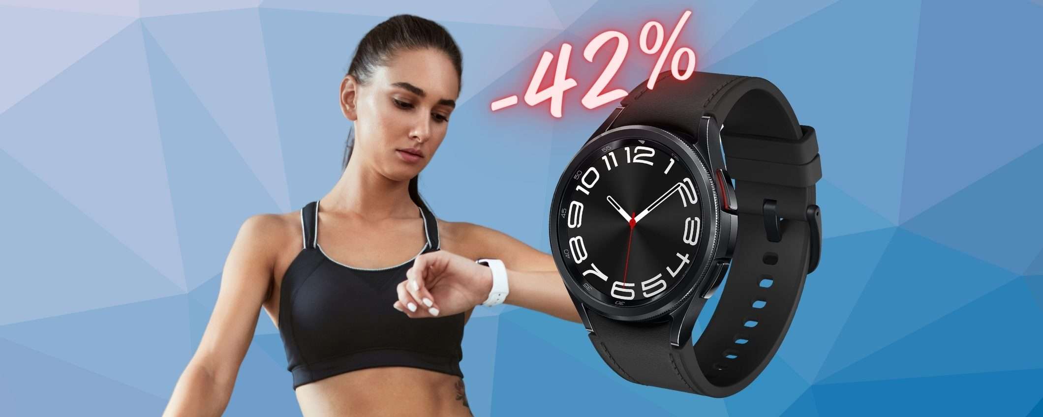 Samsung Galaxy Watch6 Classic da 43mm in SCONTO del 42% (BOMBA Amazon) Samsung Galaxy Watch6 Classic da 43mm in SCONTO del 42% (BOMBA Amazon)