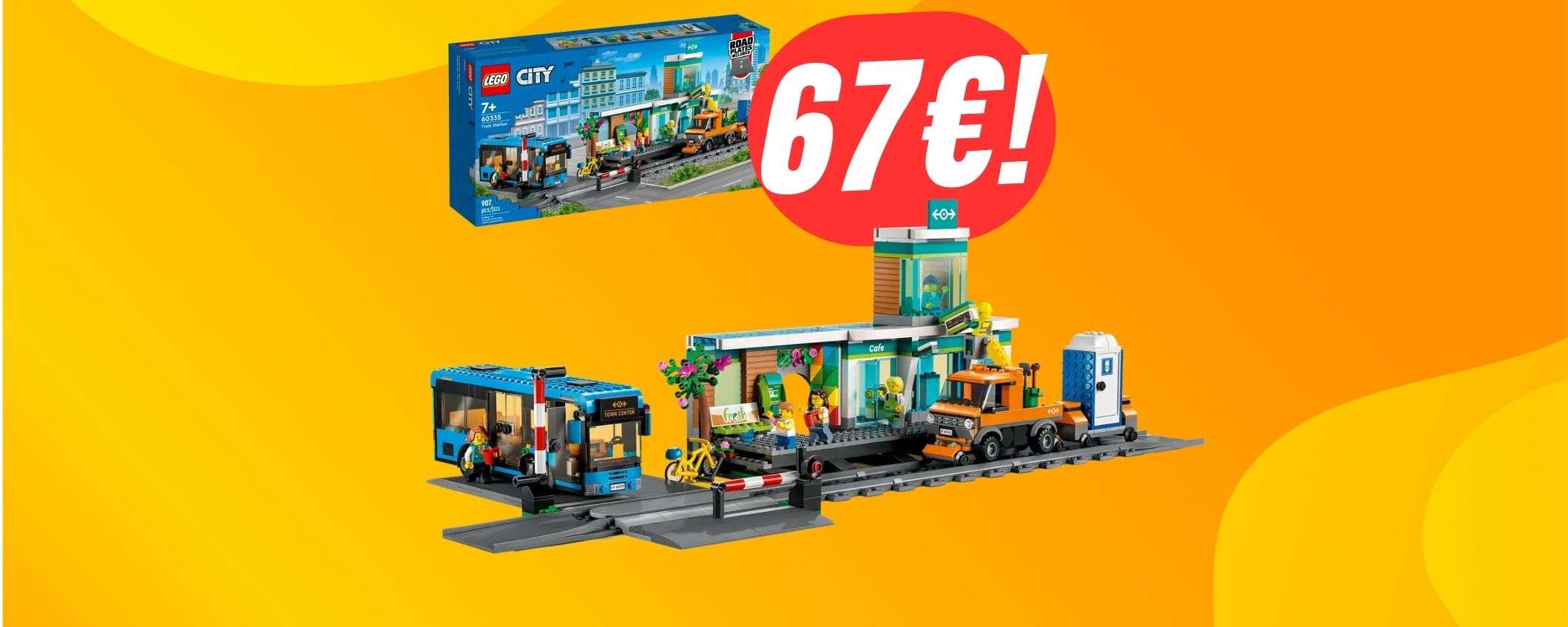 Su Amazon potrai avere un'intera stazione ferroviaria LEGO a 67€! Su Amazon potrai avere un'intera stazione ferroviaria LEGO a 67€!
