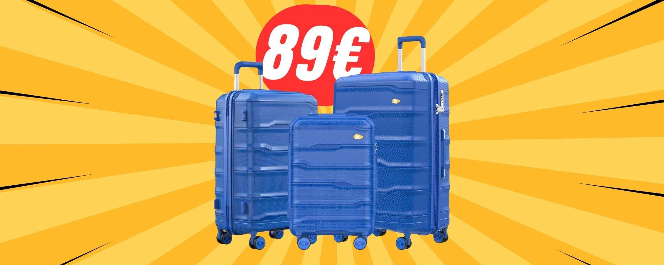 3 VALIGIE a soli 89€?! Probabile ERRORE DI PREZZO su Amazon 3 VALIGIE a soli 89€?! Probabile ERRORE DI PREZZO su Amazon