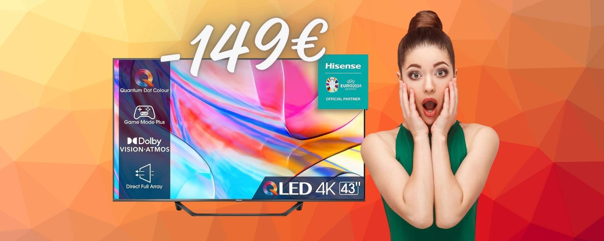 Smart TV Hisense da 43 Smart TV Hisense da 43