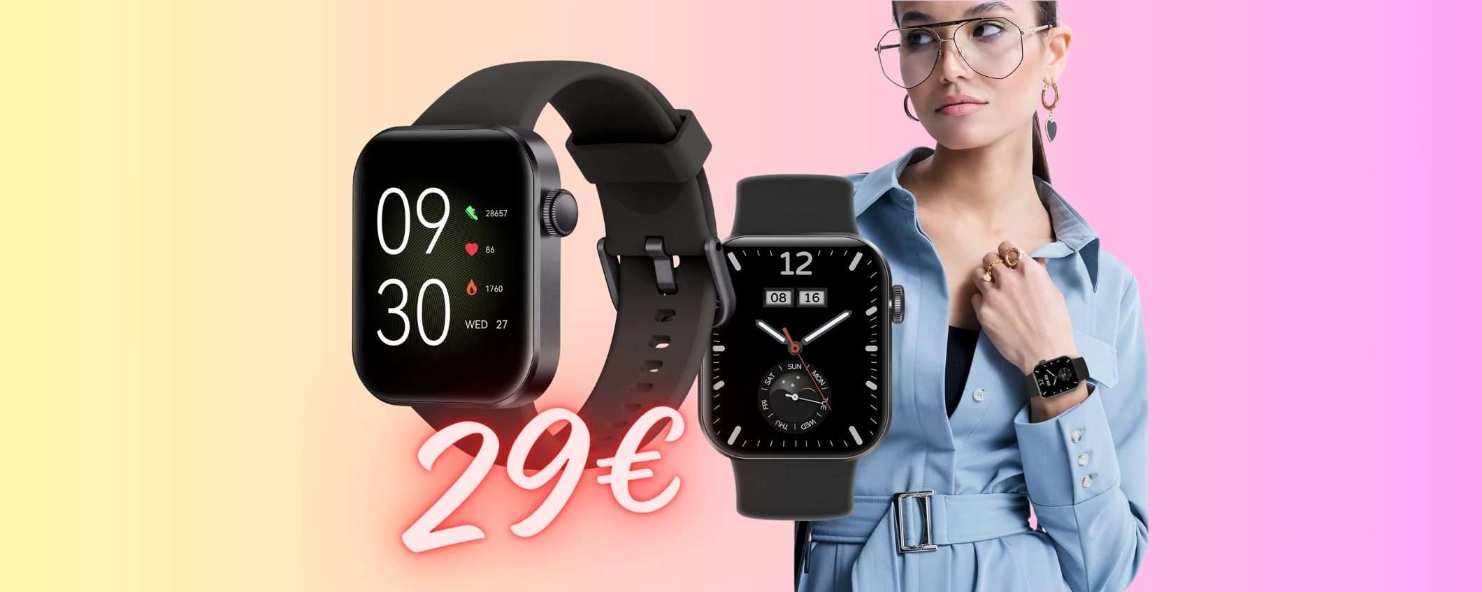 Smartwatch per chiamate dal polso in SCONTO del 70% tuo a 29€ Smartwatch per chiamate dal polso in SCONTO del 70% tuo a 29€