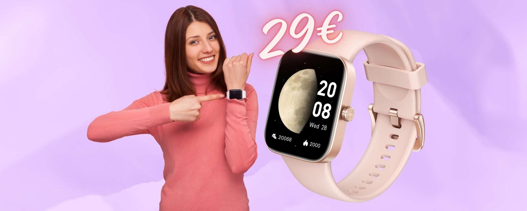 Solo 29€ per questo smartwatch con vivavoce e oltre 200 profili sport Solo 29€ per questo smartwatch con vivavoce e oltre 200 profili sport