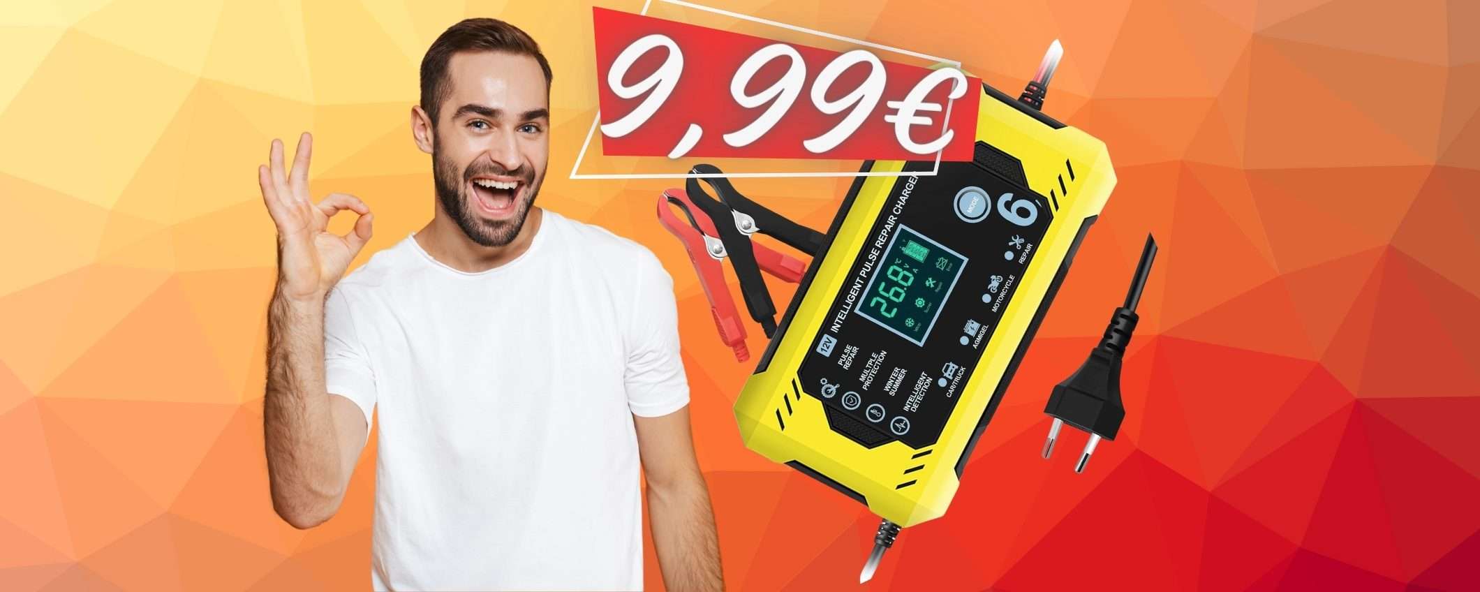 Solo 9,99€ per questo caricabatterie per auto e moto, PREZZACCIO Amazon Solo 9,99€ per questo caricabatterie per auto e moto, PREZZACCIO Amazon