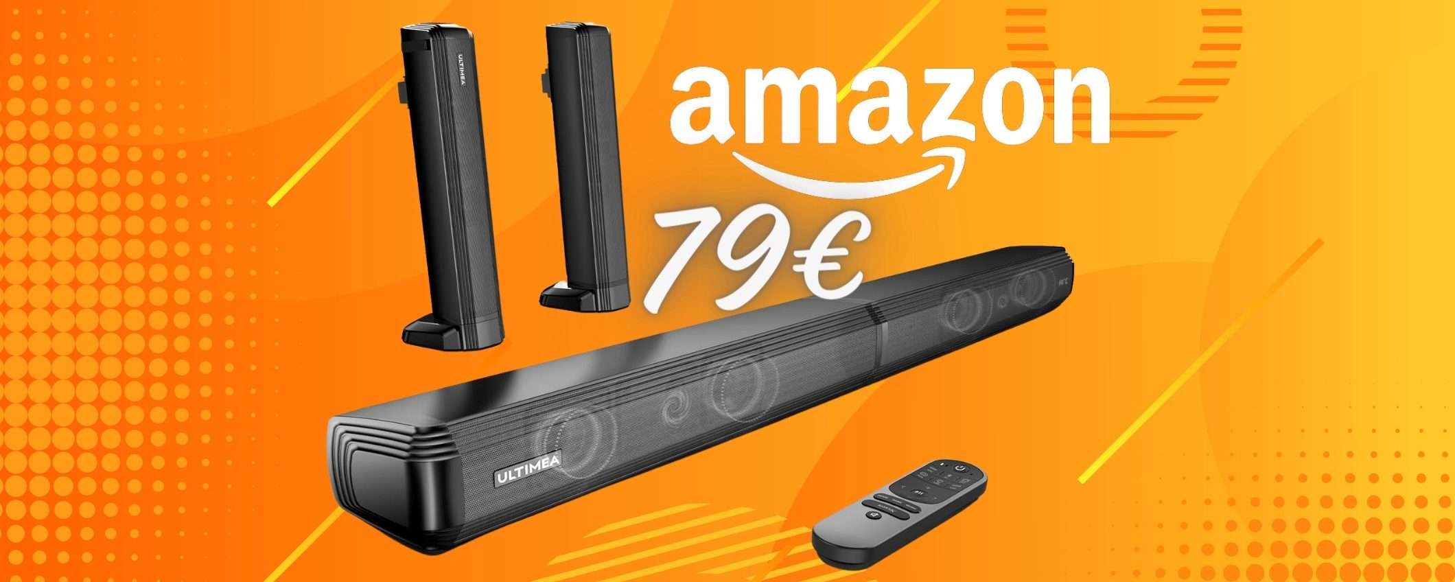 Soundbar 2 in 1 con design innovativo a SOLI 79€ su Amazon Soundbar 2 in 1 con design innovativo a SOLI 79€ su Amazon