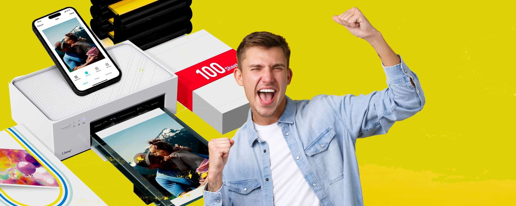Stampante fotografica professionale portatile: offerta WOW a 161€ Stampante fotografica professionale portatile: offerta WOW a 161€