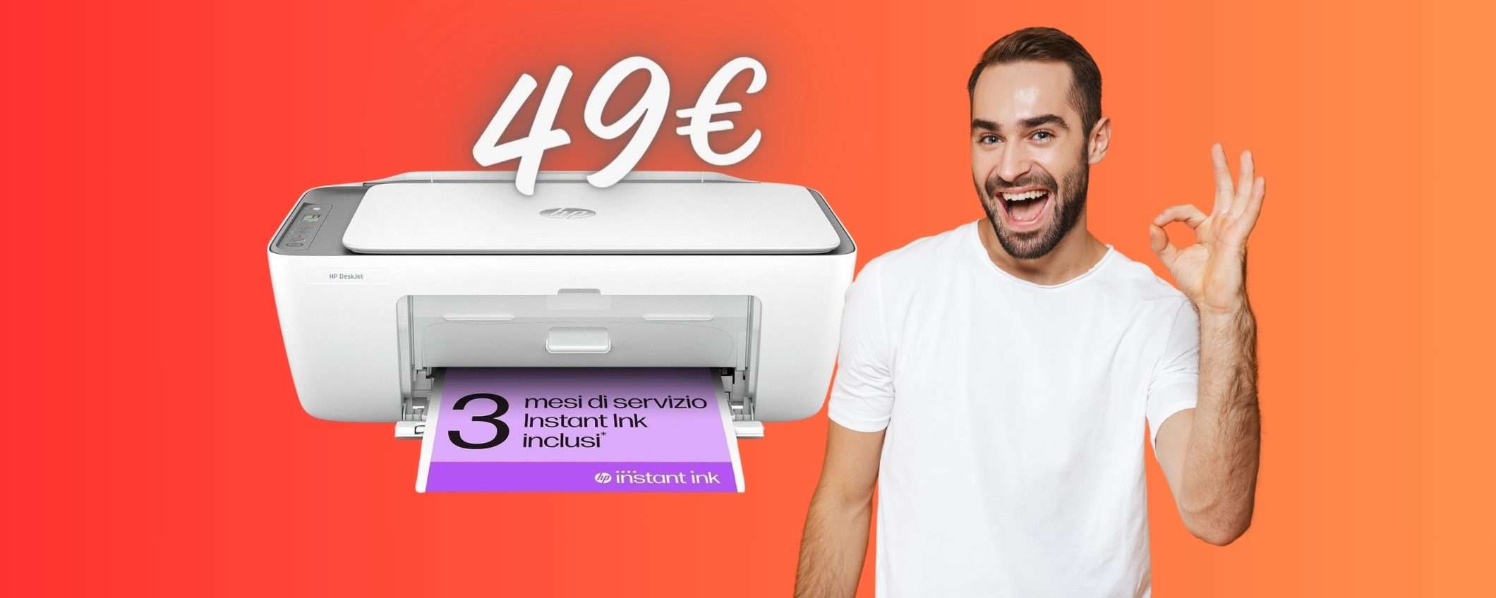 Stampante HP DeskJet 2820e tua con 49€ appena, super OCCASIONE Stampante HP DeskJet 2820e tua con 49€ appena, super OCCASIONE