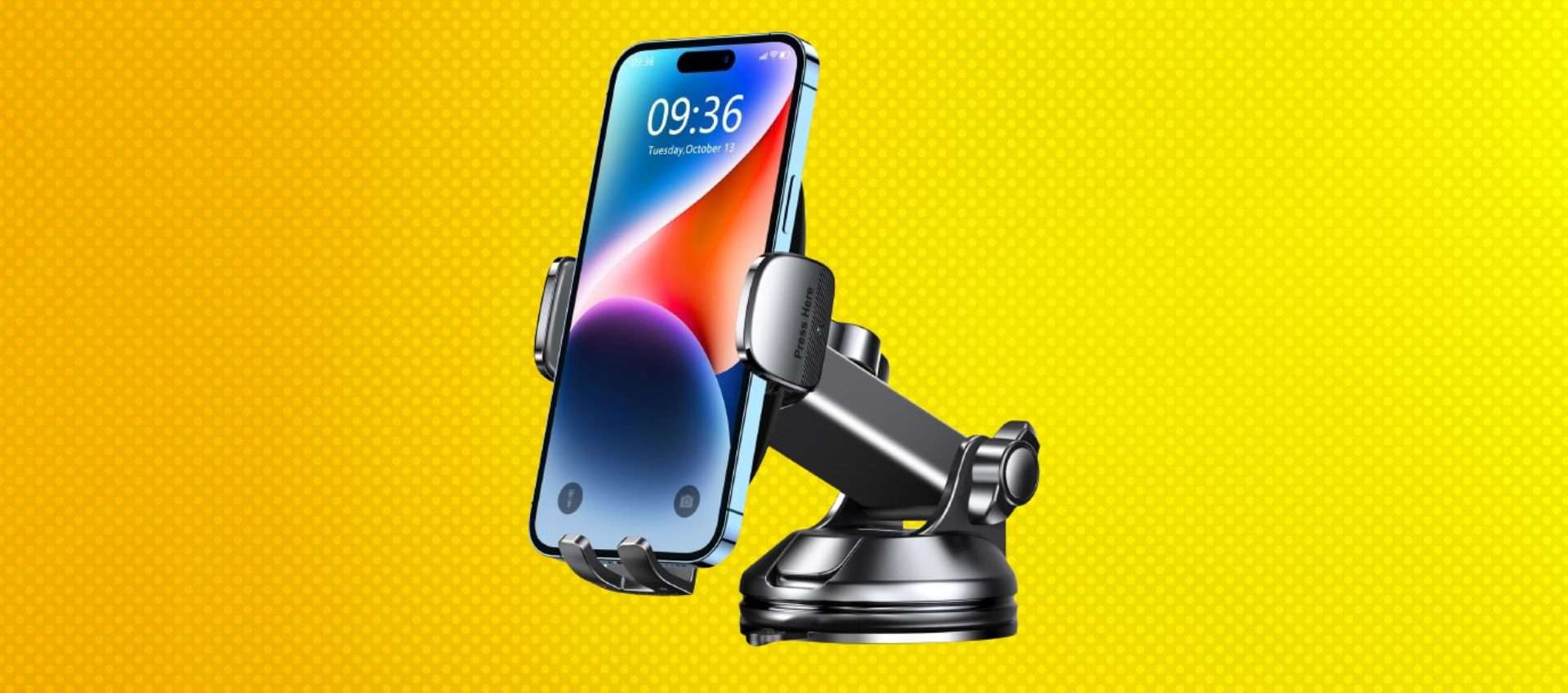 Supporto per smartphone da auto in super offerta: tuo a meno di 12€ (-40%) Supporto per smartphone da auto in super offerta: tuo a meno di 12€ (-40%)